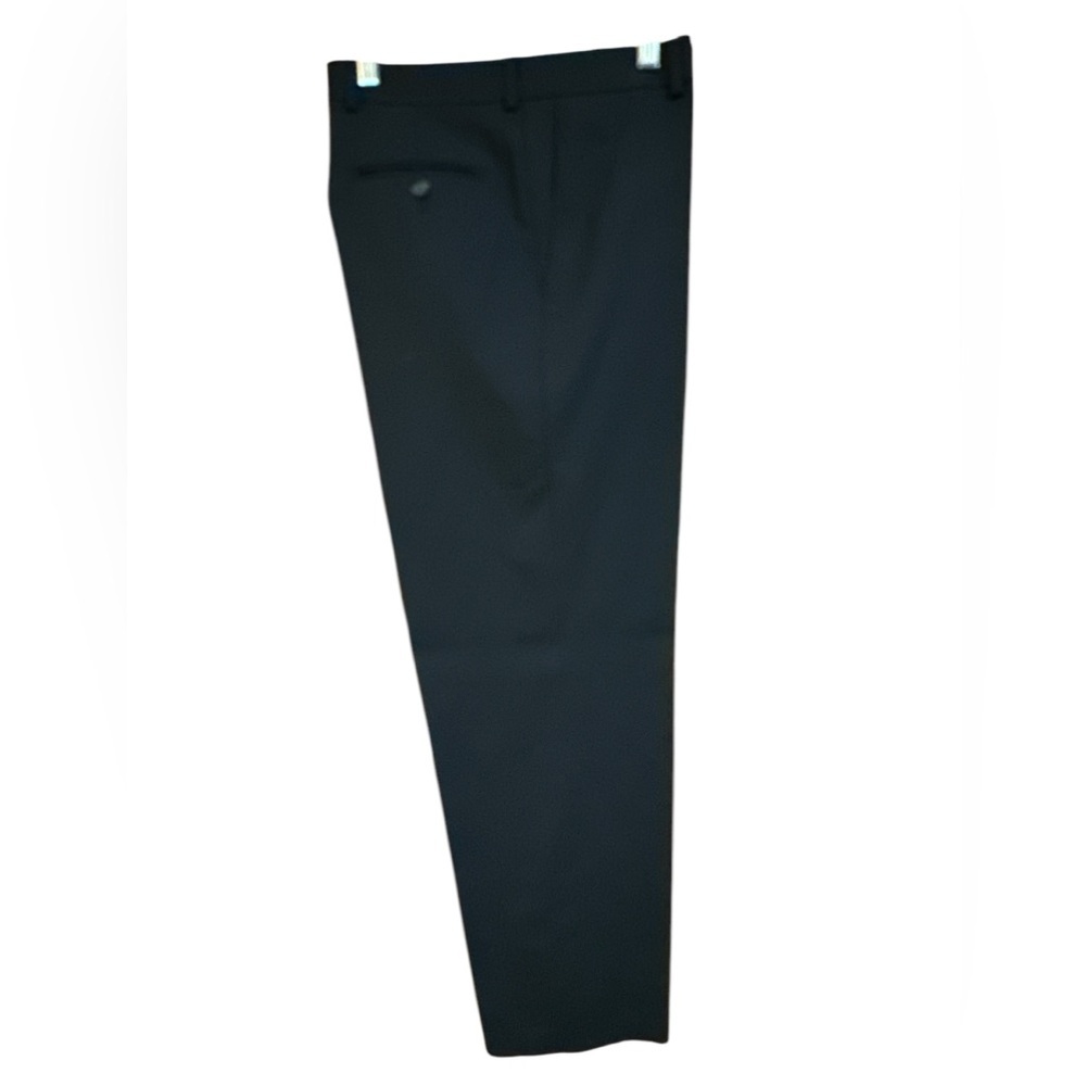 Joseph Abboud Classic Black Suit Pant Lightweight Wool Blend Youth 20R EUC